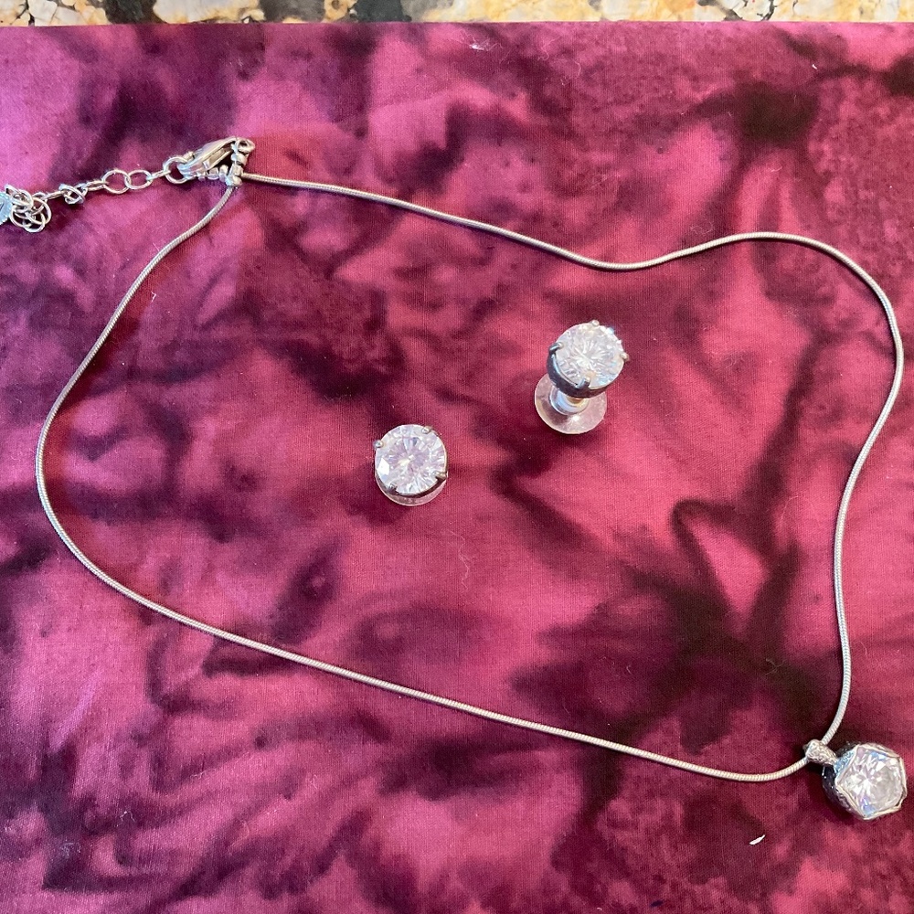 Silpada earrings and necklace